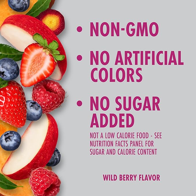 V8 +Energy Wild Berry Juice Energy Drink, 8 fl oz Can (24 Pack)