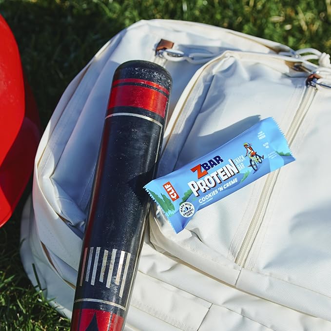 Zbar Protein - Chocolate Chip - Crispy Snack Bars - Made with Organic Oats - Non-GMO - 5g Protein - Gluten Free Protein Bars (15 Pack)