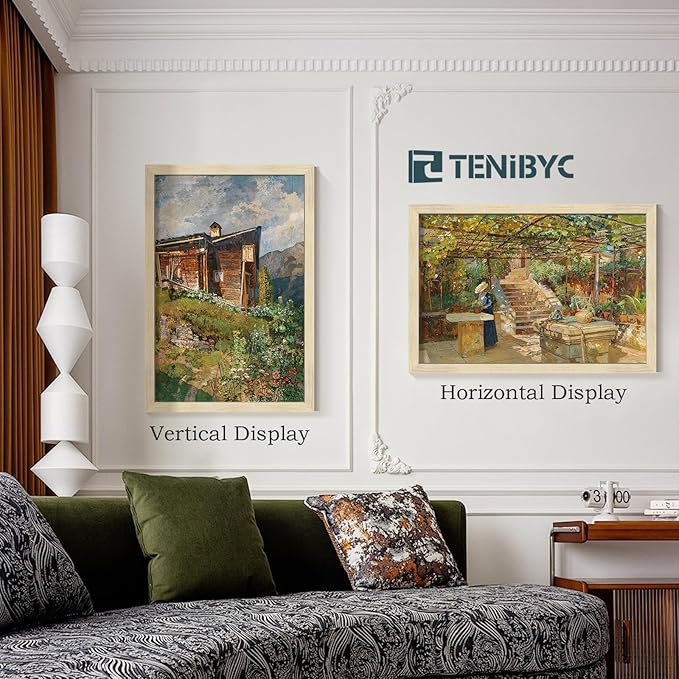 20x30 Poster Frames Set - 3 Pack - Natural Oak Wood - Display Wall Posters, Gallery Displays, Large Photos & Puzzles - Wall Decor