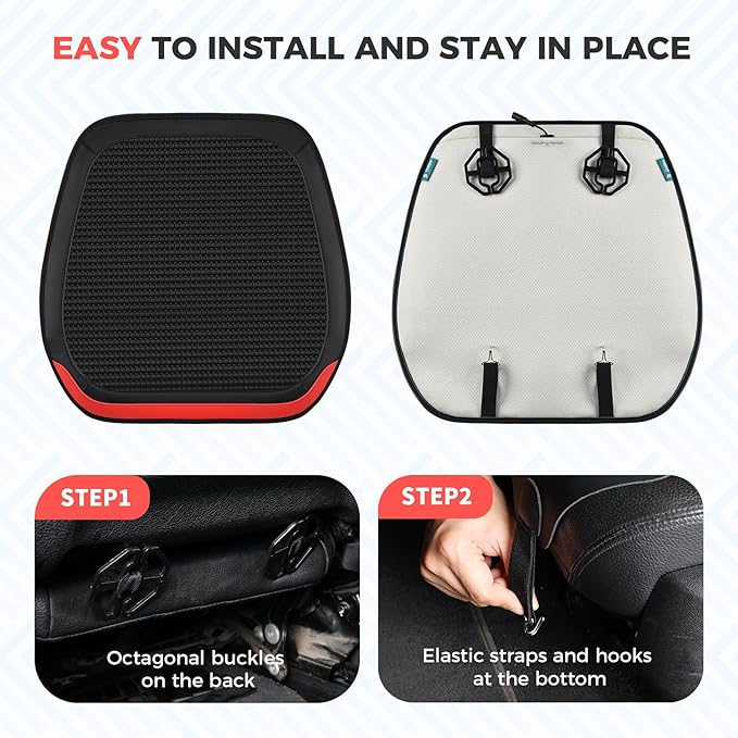 FLORICH Car Seat Cushion for Full Back Winter Car Seat Cover Universal Fit for Car Truck SUV Van Driver or Passenger Seat