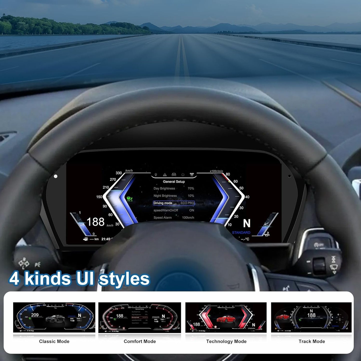 Speedometer Instrument for BMW BMW F20 F52 2013-2024, Linux System Original Car Information Display Digital Cluster Dashboard Screen