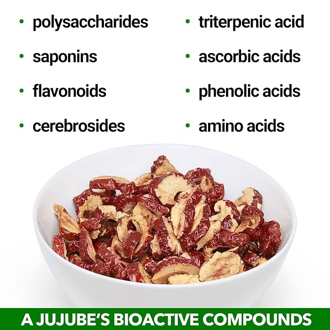 USDA Organic California Grown Pure Jujube Product | JUJUME Crisps | Sweet Jujube Chips | ZERO Added Sugar or Preservatives | All-Natural Healthy Snack | 4-pack 6 oz bags