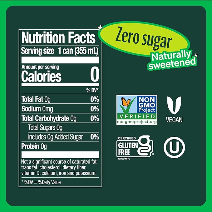 Zevia Zero Sugar Soda, Nostalgic Variety Pack, 12 oz Cans (24-Pack) – Naturally Sweetened, Non-GMO Project Verified, Gluten-Free, Vegan