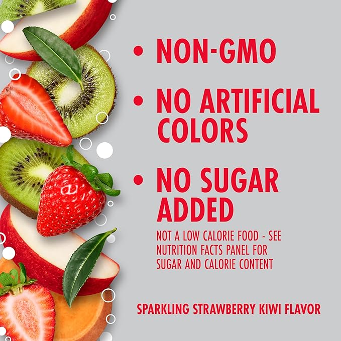 V8 +SPARKLING ENERGY Strawberry Kiwi Energy Drink, Made With Real Vegetable And Fruit Juices, 11.5 FL OZ Can (Pack Of 12)