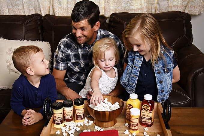 Amish Country Popcorn | 4 Ounce Variety Gift Sets | Old Fashioned, Non-GMO and Gluten Free (Closed Variety Gift Set, 8-4 Ounce)