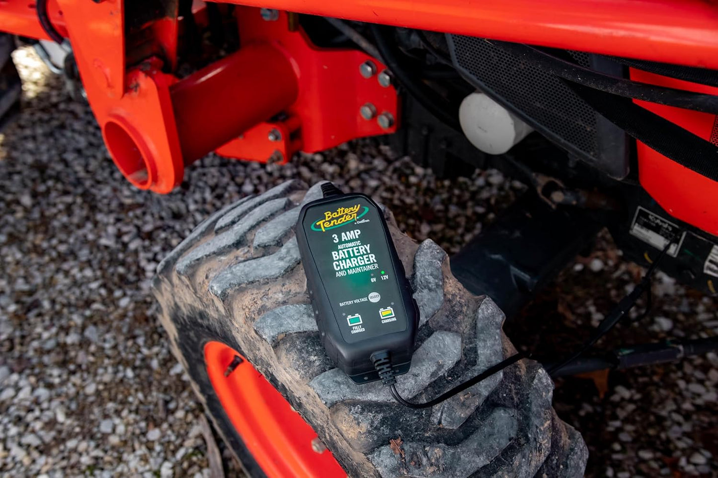 Battery Tender 3 AMP Battery Charger and Maintainer - Automotive Switchable 12V or 6V Smart Automatic for Cars SUVs and Trucks - Lead Acid, AGM, Gel, & Lithium Battery Charger - 022-0202-COS