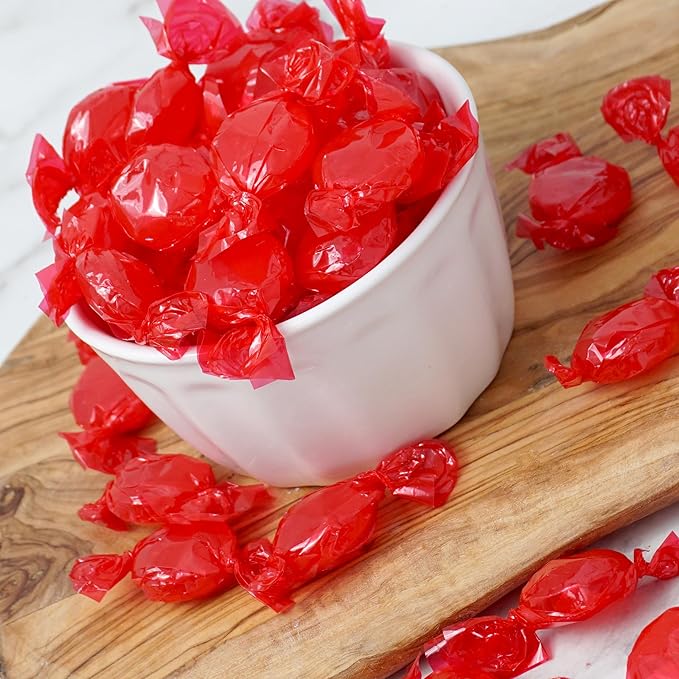 Arcor Cinnamon Discs Hard Candy, 1 Pound Bulk Candy (Approx. 75 pcs.), Cinnamon Candy, Red Candy