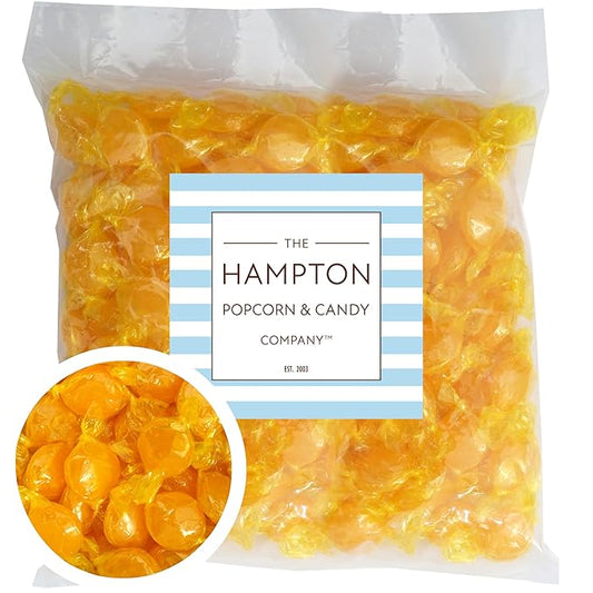 Arcor Butterscotch Discs Hard Candy, 2 Pound Bulk Candy (Approx. 150 pcs.), Butterscotch Candy, Yellow Candy