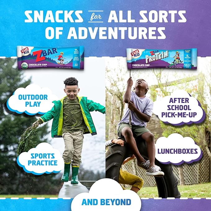 Zbar and Zbar Protein - Variety Pack - Made with Organic Oats - Non-GMO - Soft-Baked Energy Snack Bars and Crispy Protein Bars, School Snacks (16 Pack)