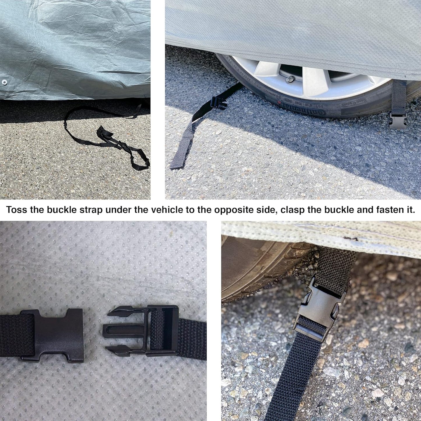 5 Layer Full Car Cover - Semi Custom Fit for 1984-1996 Chevolet Corvette C4 | All-Weather Protection: Waterproof, Dustproof, Windproof, UV-Resistant | Includes Accessories