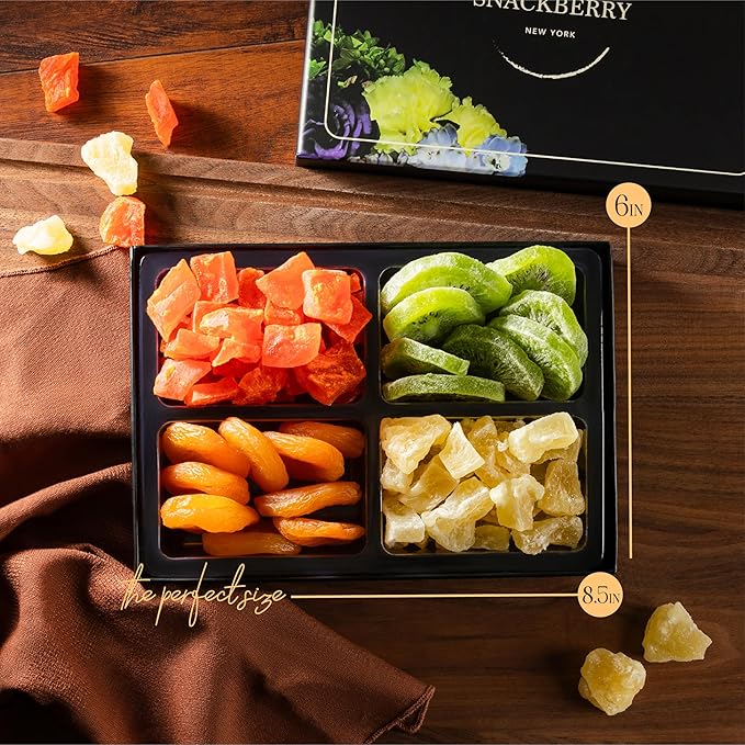 Variety Dried Fuit and Nuts Gift Basket (4 Pack), Nut Platter, Fathers Day Gift Basket, Gift Box for Birthday. Anniversary, Get Well Gift, Gift for Him, Her and Family