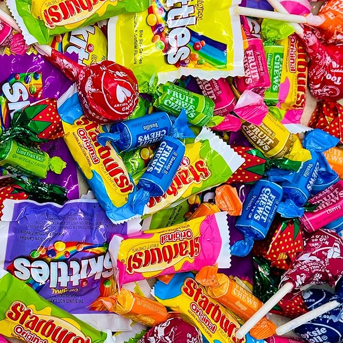 Assortit Candy Variety Pack Bulk-andy Bag - 8 Pound Mix of Individually Wrapped Sweets for Parties, Celebrations & Piñatas - Assorted Treats for All Occasions - Bulk Candy Assortment for Sharing