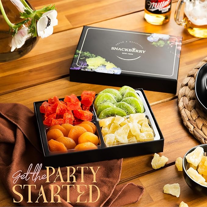 Variety Dried Fuit Gift Basket, Gift Box for Birthday. Anniversary, Get Well Gift, Gift for Him, Her and Family, Snackberry (1 Pack)