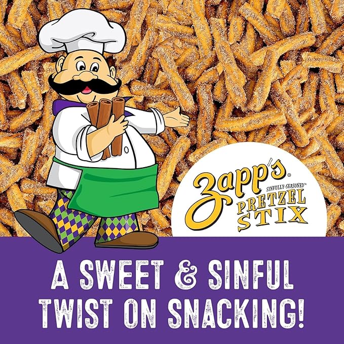 Zapp’s Pretzel Stix Variety Pack, 16 oz., 4 Count