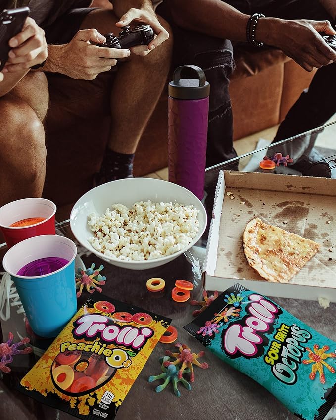 Trolli Sour Brite Octopus, Sour Gummy Candy, 6.3 Ounce (Pack of 8)