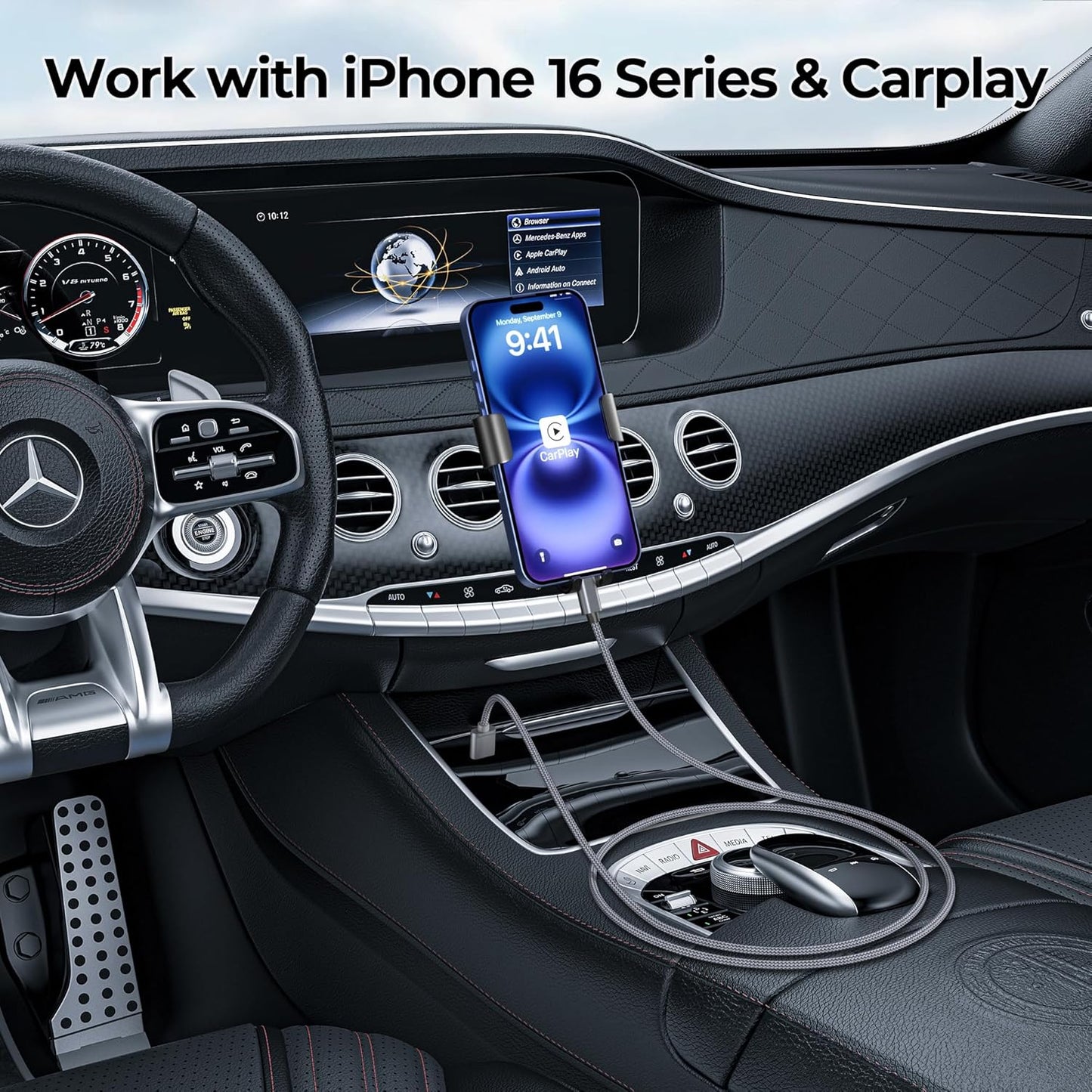 Basesailor USB Type C Charger Cable 3-Pack 3.3/6.6/10FT,Charging Power Cord for Kindle Fire HD 7 12th 2022,10 9th 2019,HD 8 10th 2020,11th 2021 Generation,Samsung Galaxy A03s A13 A53 S10,Steam Deck