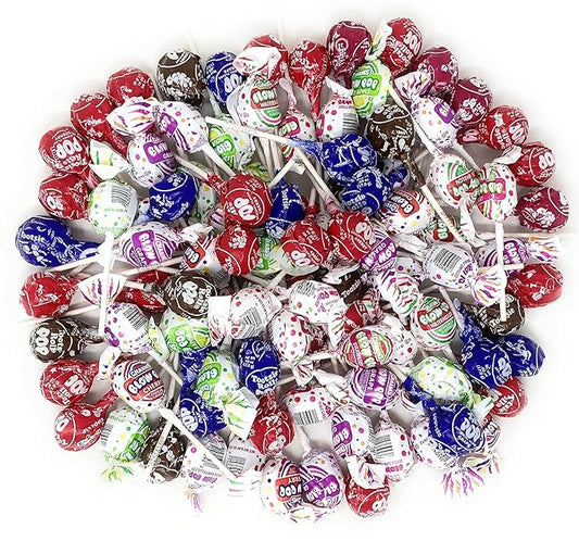 Assorted Charms Blow Pops & Tootsie Pops Bulk Candy 10 Flavor Lollipops Suckers Variety Value Pack 4 Lb (64 Oz)