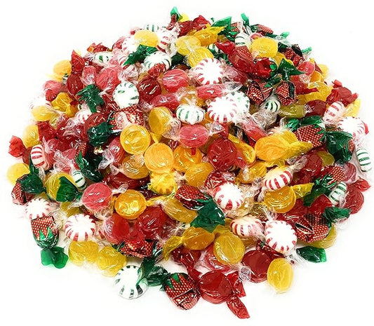 American Favorites Sweets Party Mix Individually Wrapped Hard Candies Bulk Assortment 7 Flavor Variety Pack 6 Lb 450+pcs (96 Oz)