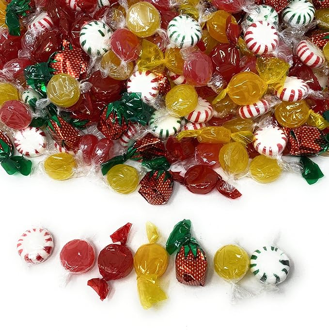 American Favorites Sweets Party Mix Individually Wrapped Hard Candies Bulk Assortment 7 Flavor Variety Pack 6 Lb 450+pcs (96 Oz)