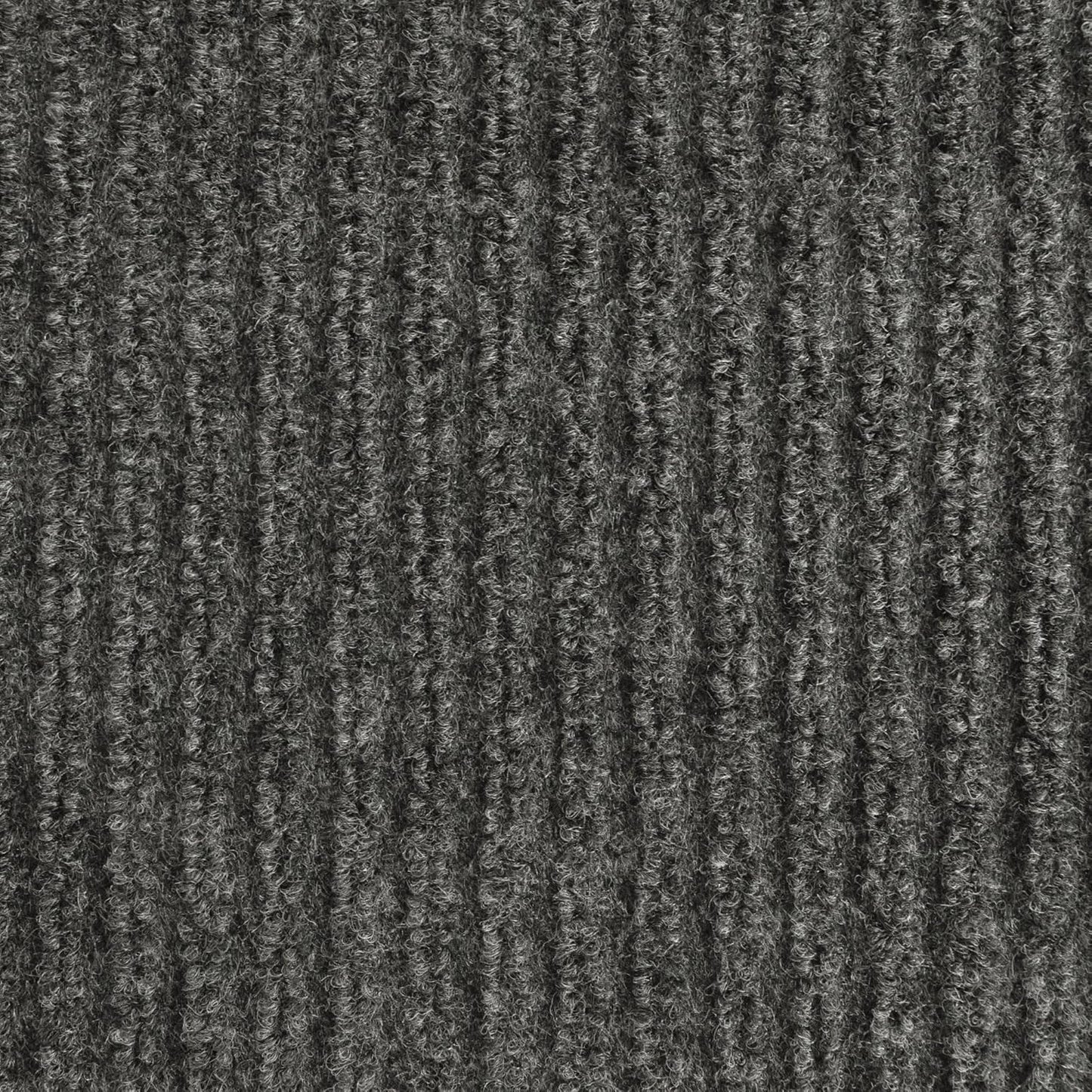 iCustomRug Spartan Weather Warrior Duty Indoor/Outdoor Utility Ribbed in 3ft,4ft,6ft Widths 70 Custom Sizes with Natural Non-Slip Rubber Backing 4'X56' in Charcoal