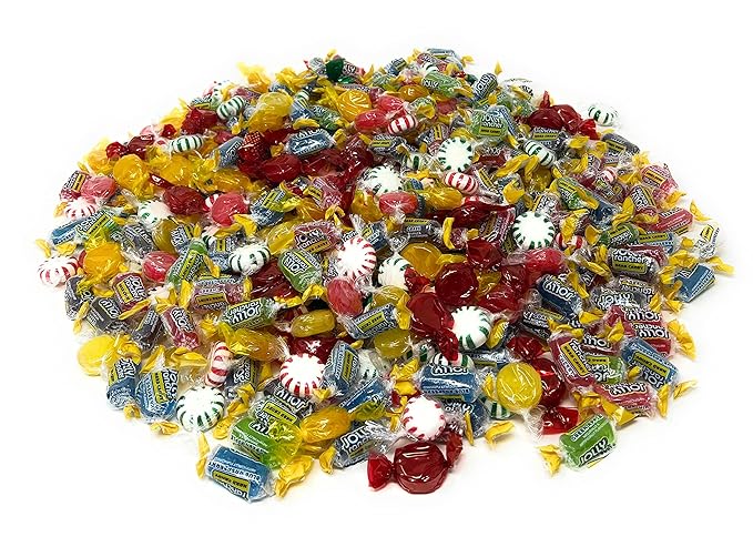 American Favorite Hard Candy Assorted Bulk Party Mix Jolly Ranchers And Old Fashioned Candies Individually Wrapped 12 Flavor Assortment Variety Pack 6 Lbs 150+pcs (96 Oz)