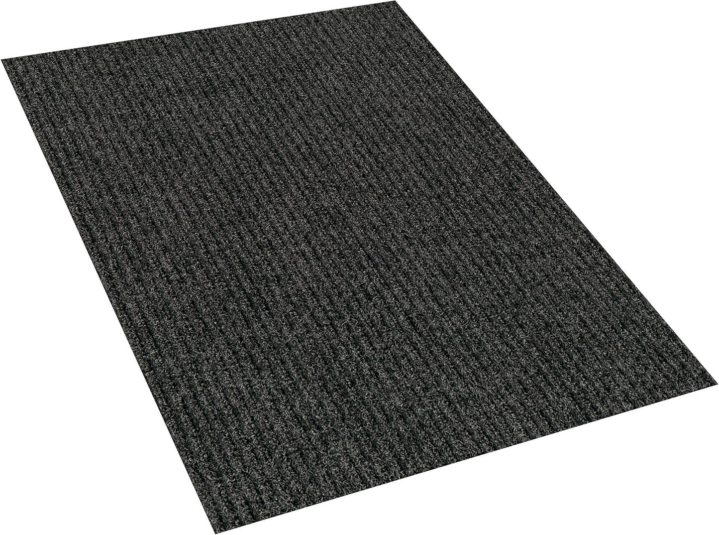 KOECKRITZ Heavy Duty Durable All Weather Indoor/Outdoor Non Slip Entrance Mat Rugs and Runners for Office Business Building Home Garage Front Door (3' x 15', Charcoal)