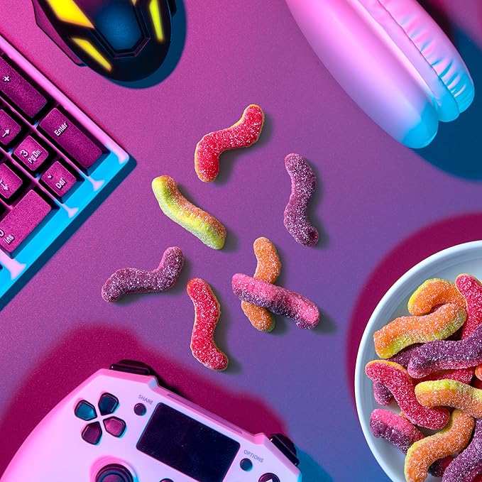 Trolli Sour Brite Duo Crawlers Candy, 3 Ounce Bags (Pack of 12)