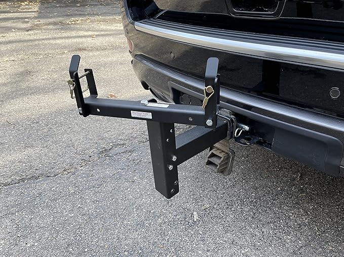 American Made Premium Single Can Receiver Garbage Hauling Hitch - by Garbage Commander