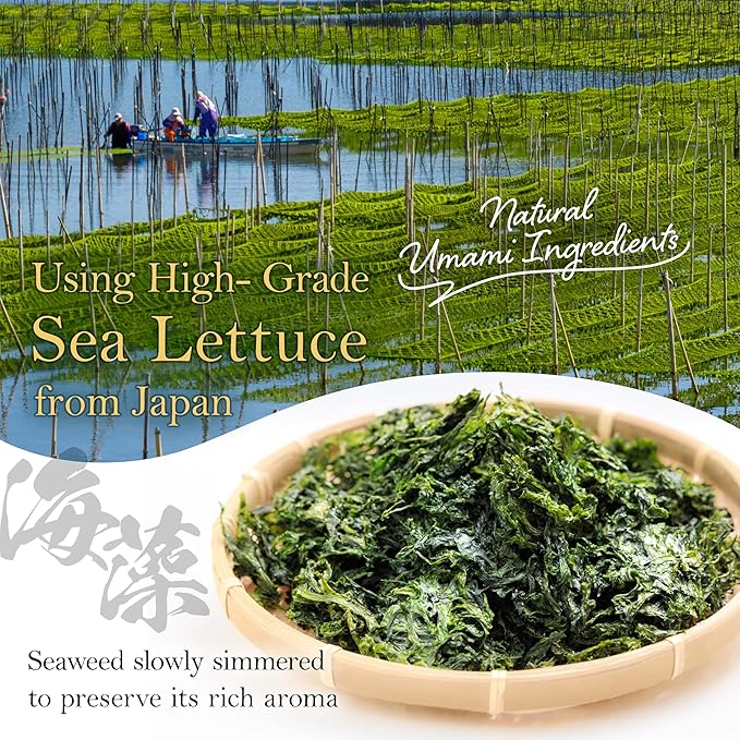 YAMASAN KYOTO UJI Japanese Nori Tsukudani Simmered Seaweed Paste, Umami and Sweet, Vegan, Low Fat, Versatile Condiment for Topping Rice and Various Dishes, Made in Japan 165g(5.8oz)