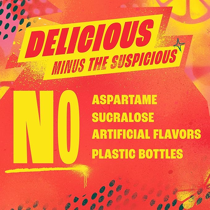 Zevia Zero Sugar Soda, Strawberry Lemon Burst, 12 oz Cans (24-Pack) – Naturally Sweetened, Zero Calorie Sugar Free Soda - Non-GMO Project Verified, Gluten-Free, Vegan