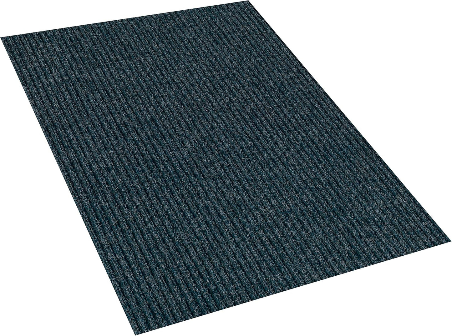 KOECKRITZ Heavy Duty Durable All Weather Indoor/Outdoor Non Slip Entrance Mat Rugs and Runners for Office Business Building Home Garage Front Door (3' x 6', Blue)