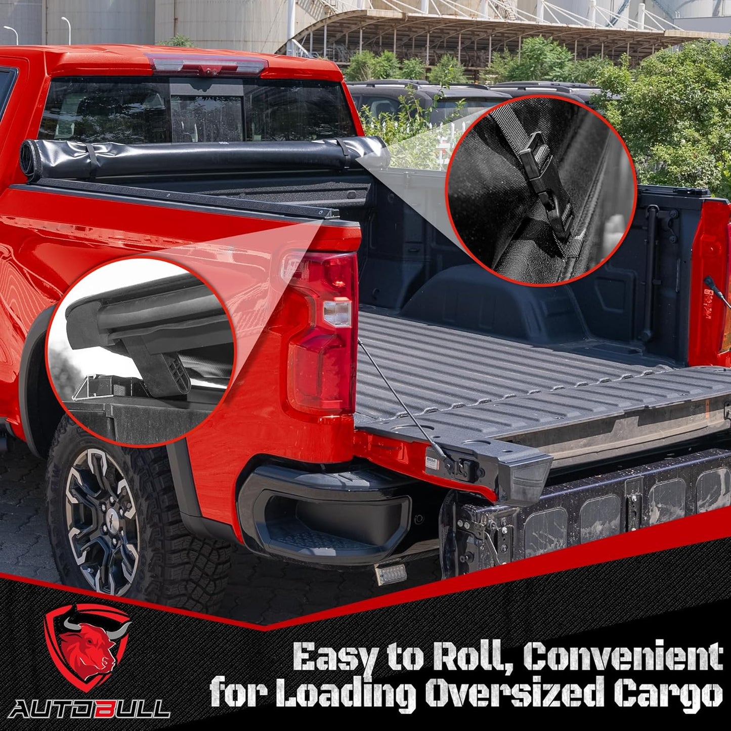 Soft Roll-up tonneau Cover Compatible with 2022-2025 Toyota Tundra 6.5ft Bed, PVC Top Alloy Steel Structure