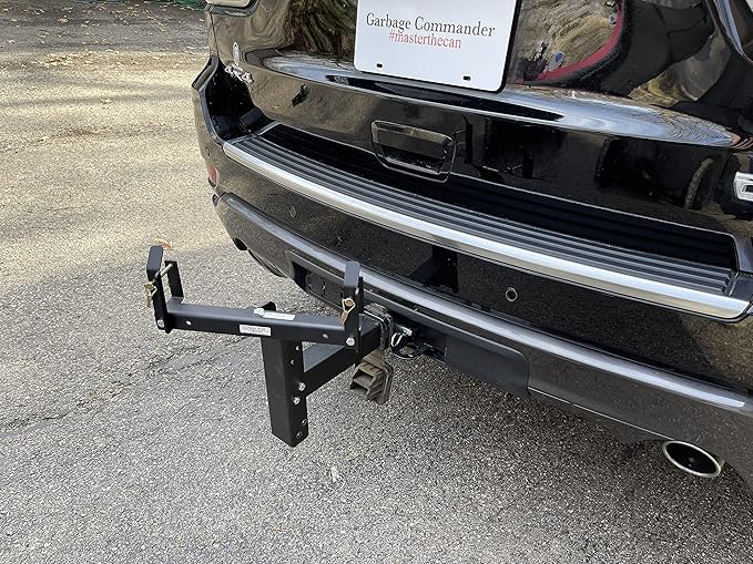 American Made Premium Single Can Receiver Garbage Hauling Hitch - by Garbage Commander